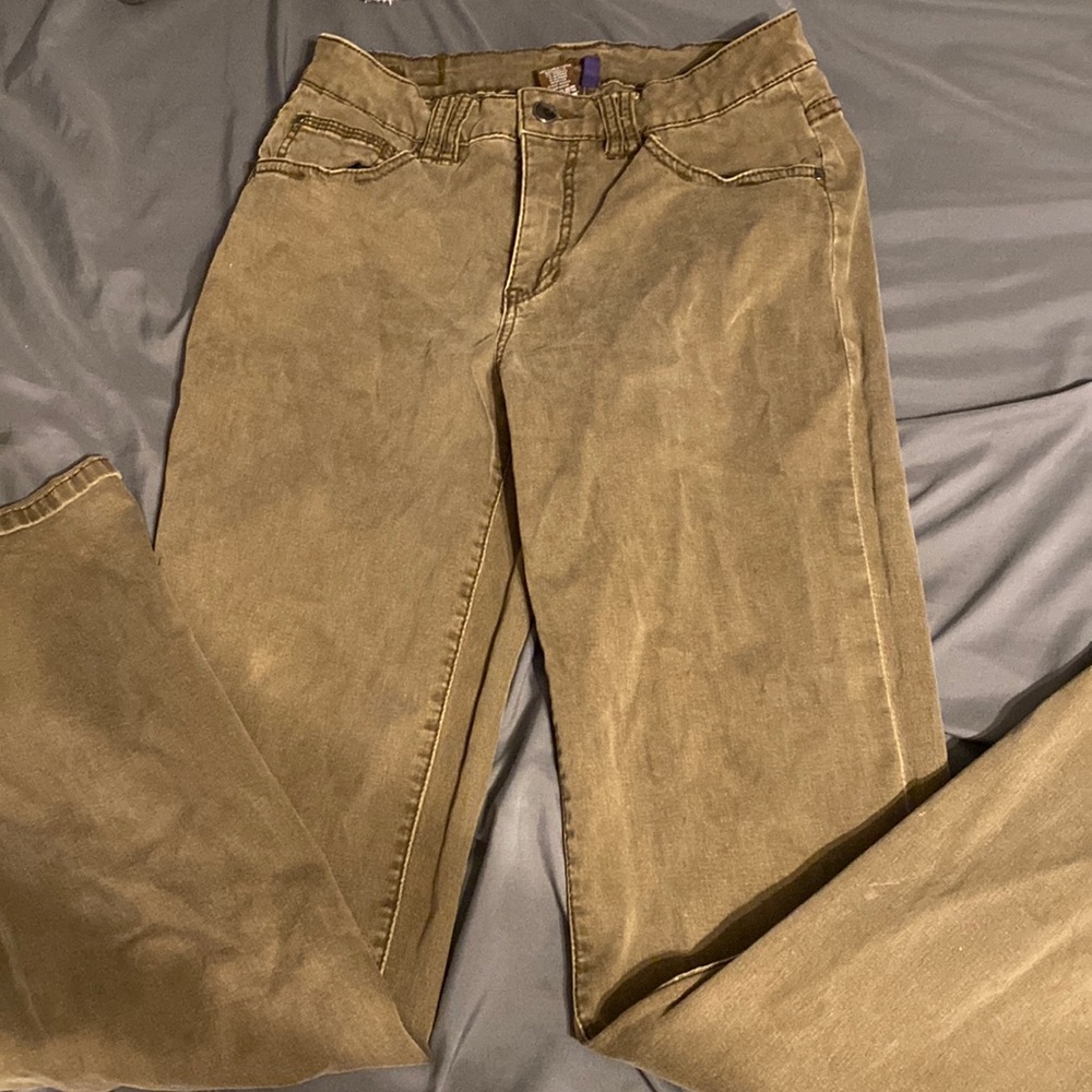 Plain brown jeans